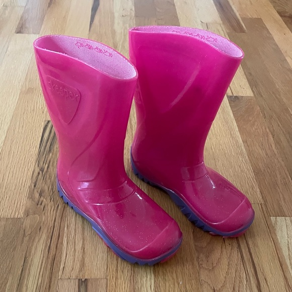 ❄️NWOT❄️ Skeeper girl’s rain boots - Picture 2 of 5